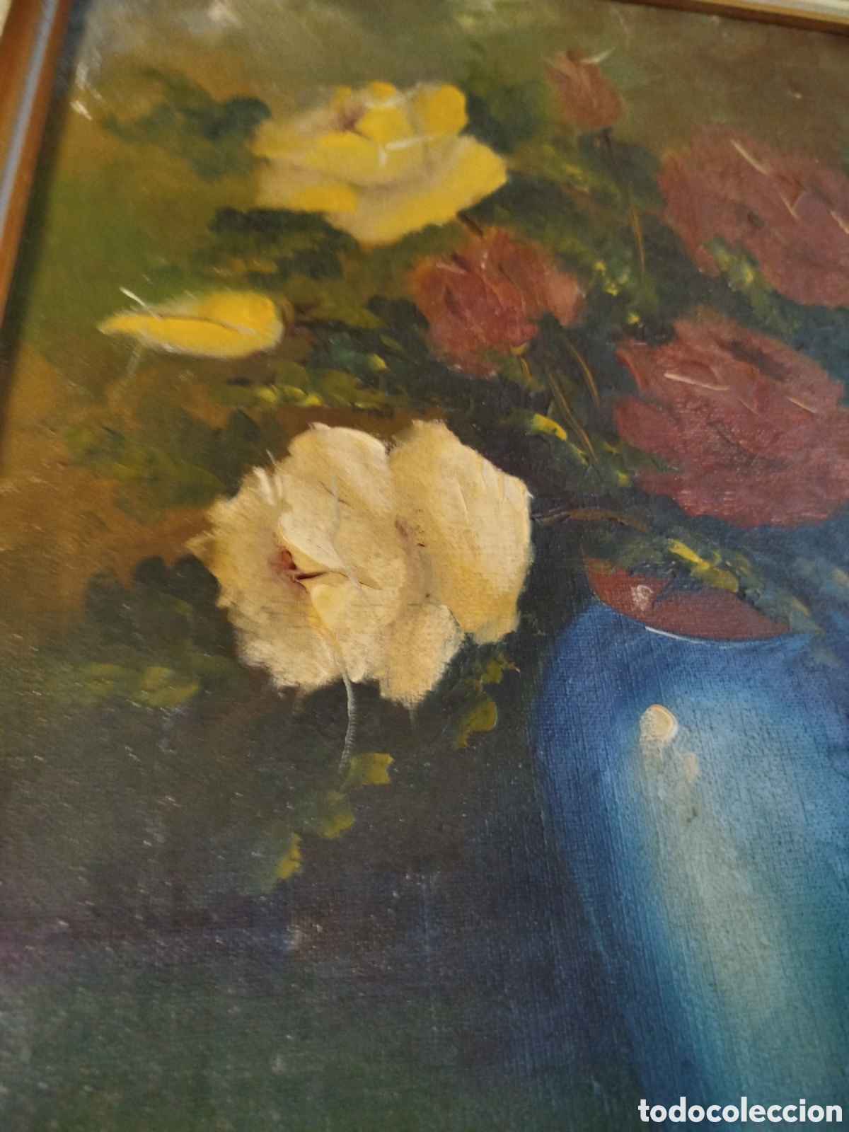 Arte: Cuadro antiguo &oacute;leo sobre lienzo del pintor J.Codina. - Foto 10