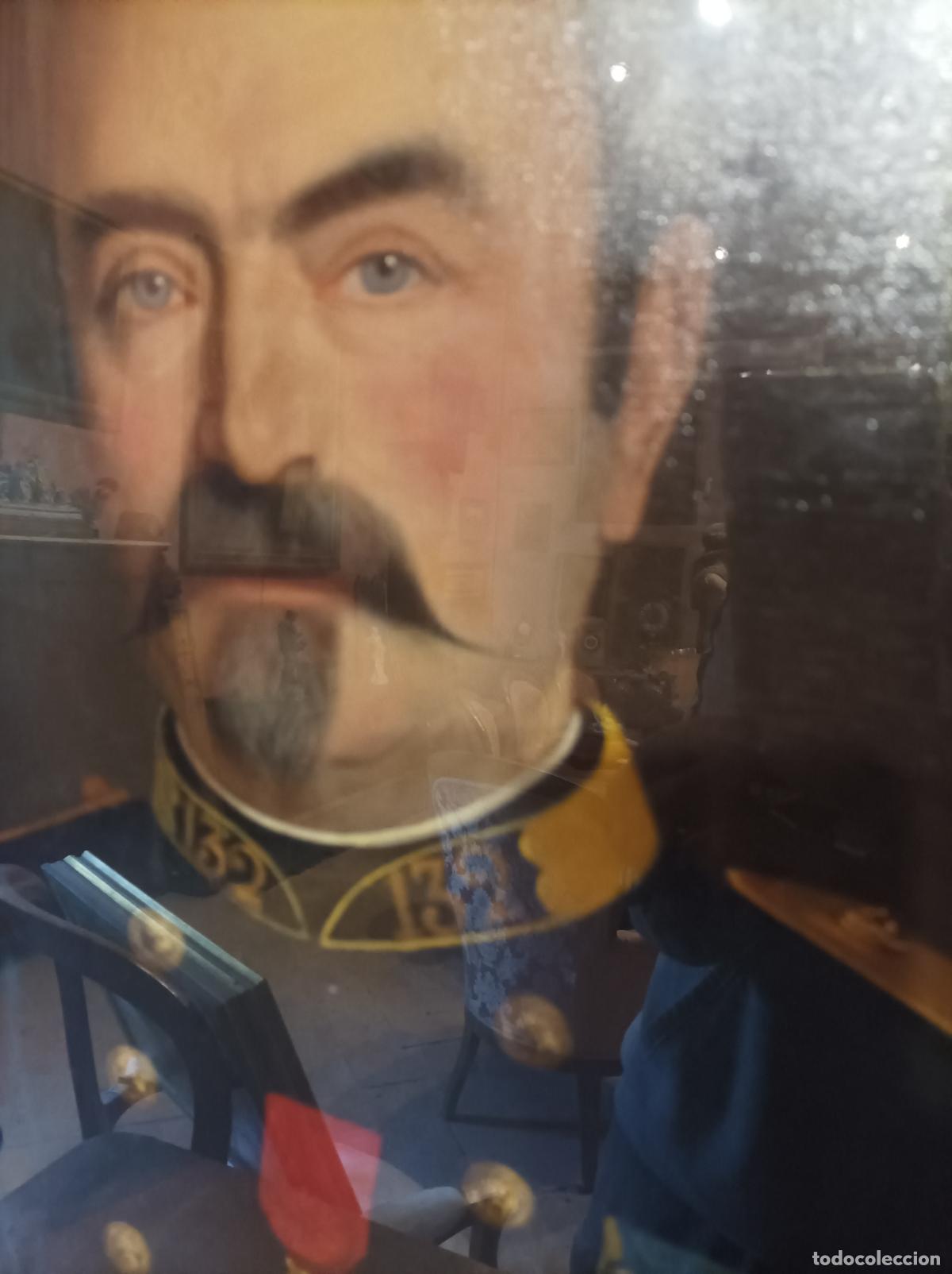 Arte: Oleo sobre lienzo .Militar. - Foto 9
