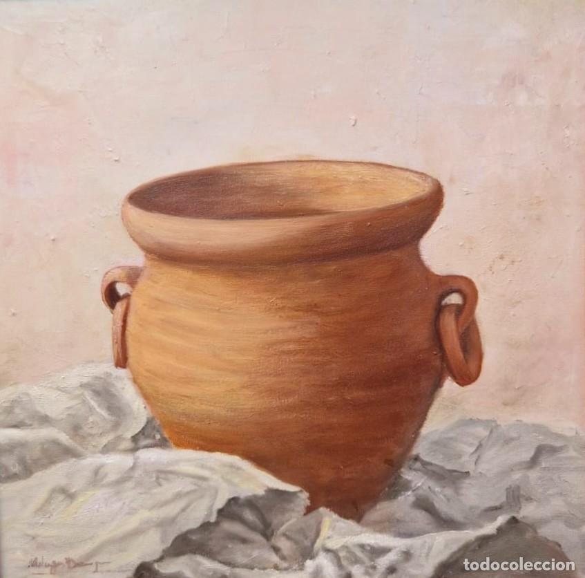 Arte: Vasija - &Oacute;leo sobre lienzo - Foto 1