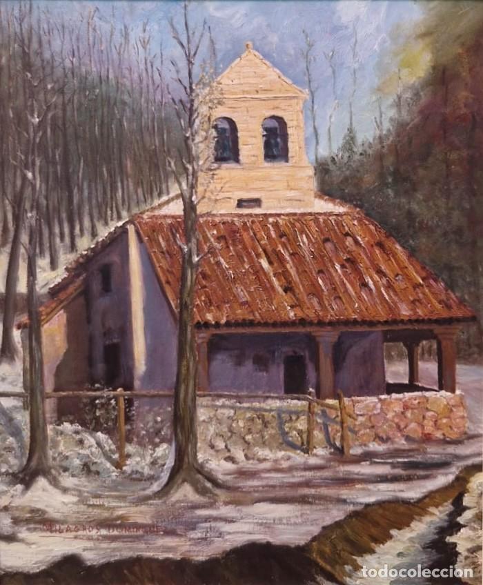 Arte: Ermita - &Oacute;leo sobre lienzo - Foto 1