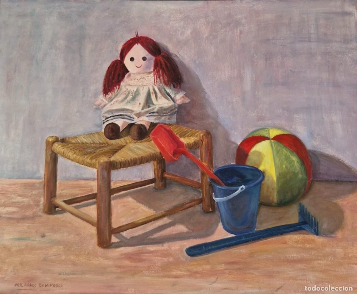 Arte: Juguetes - &Oacute;leo sobre lienzo - Foto 1