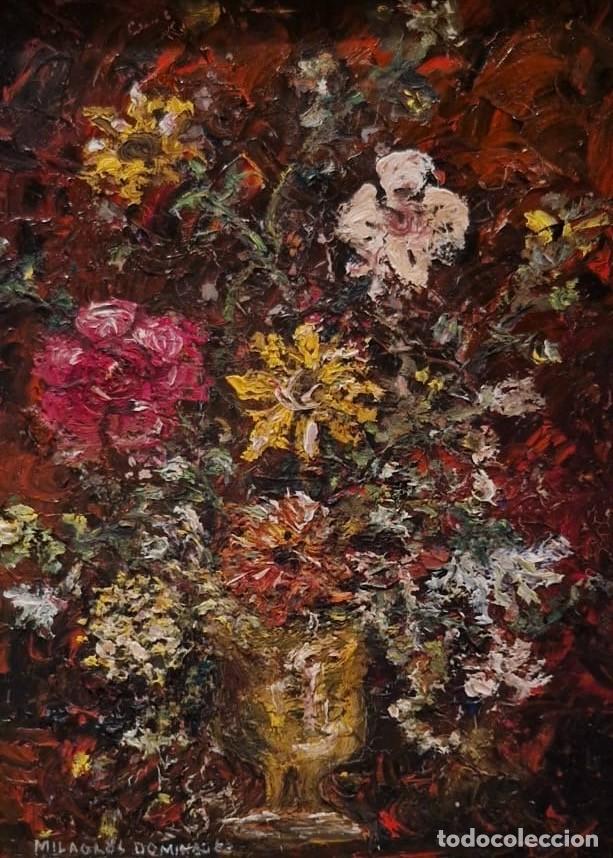 Arte: Flores - &Oacute;leo sobre lienzo - Foto 1