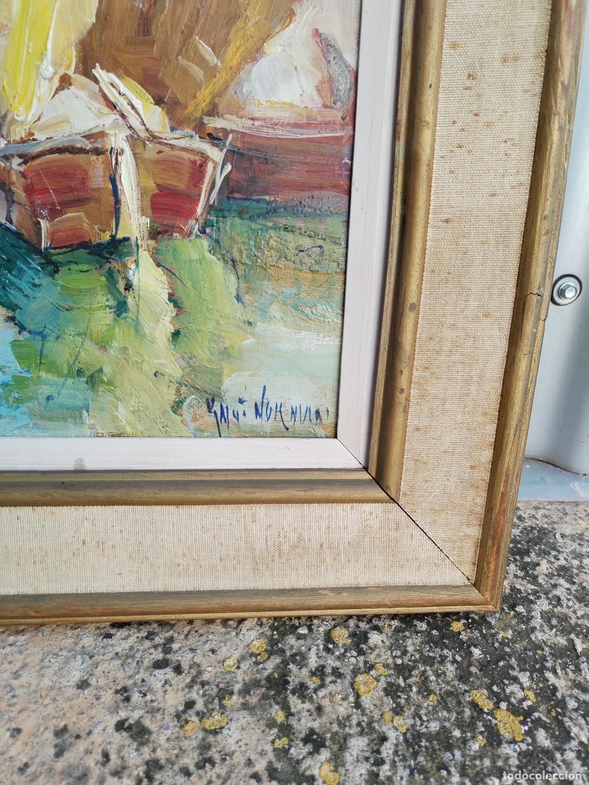 Arte: marina original firmada oleo-table - Foto 4