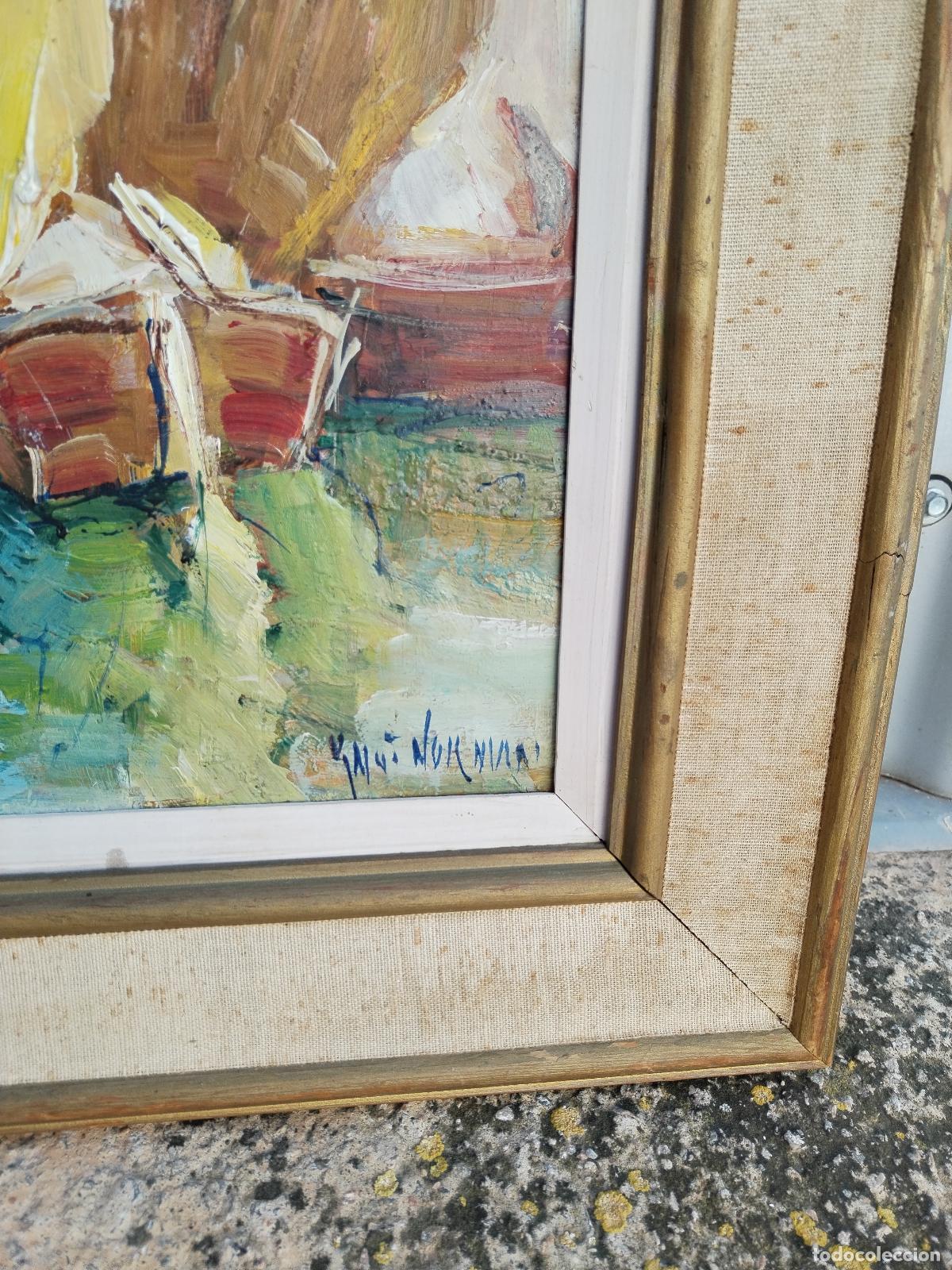 Arte: marina original firmada oleo-table - Foto 6