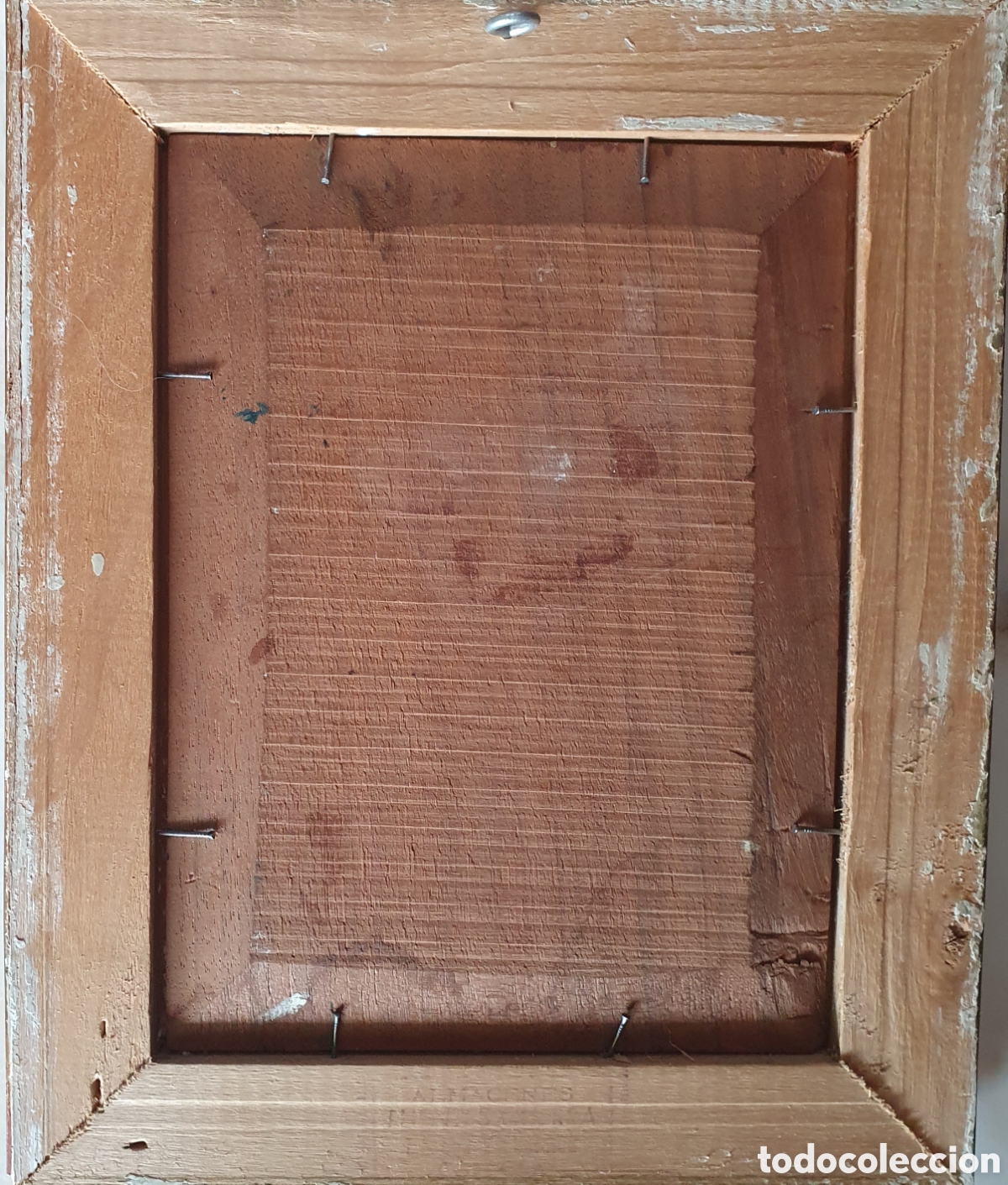 Arte: Oleo siglo XIX pintado en tabla - Foto 4