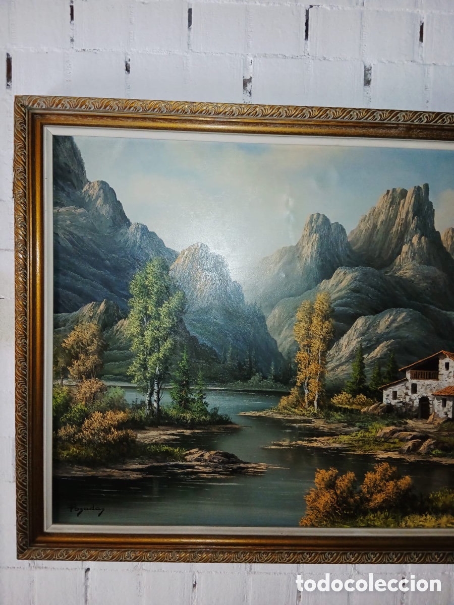 Arte: Cuadro &oacute;leo firmado podadas - Foto 2