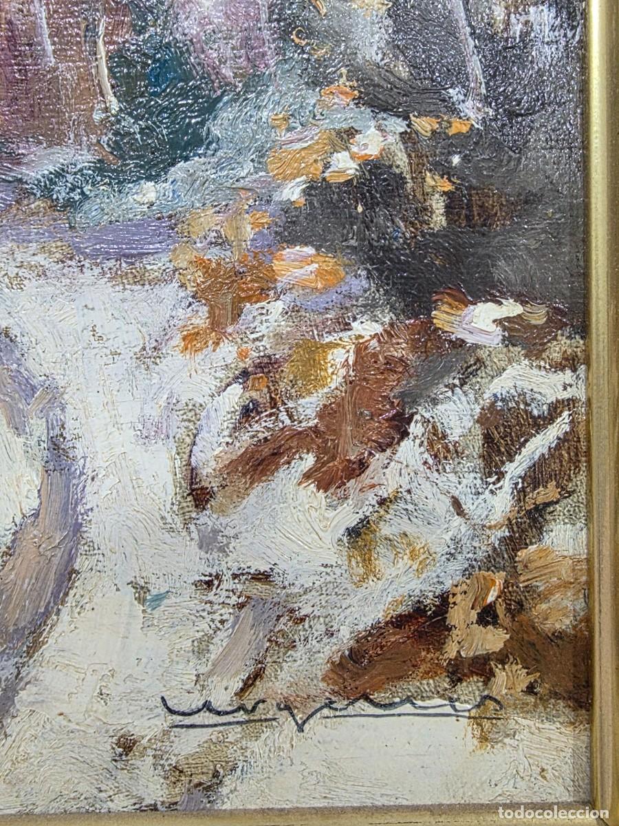 Arte: Oleo sobre tabla firmado - Foto 4