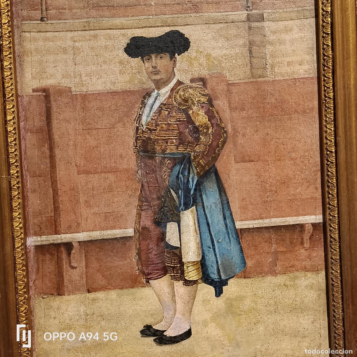Arte: Torero siglo XIX, oleo lienzo - Foto 2