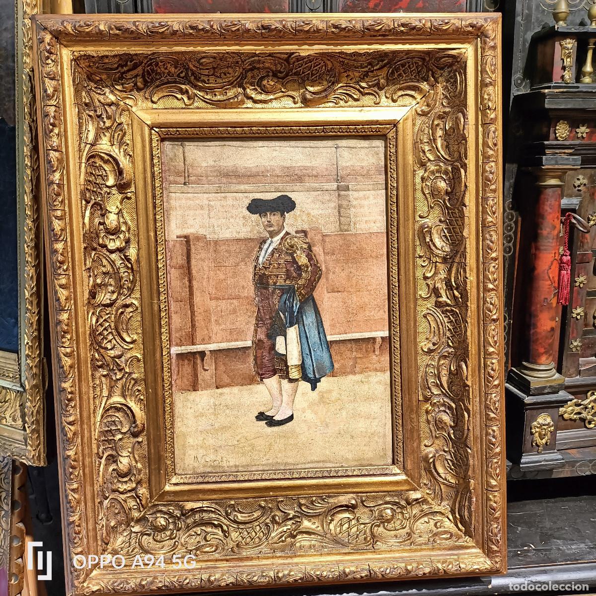 Arte: Torero siglo XIX, oleo lienzo - Foto 4