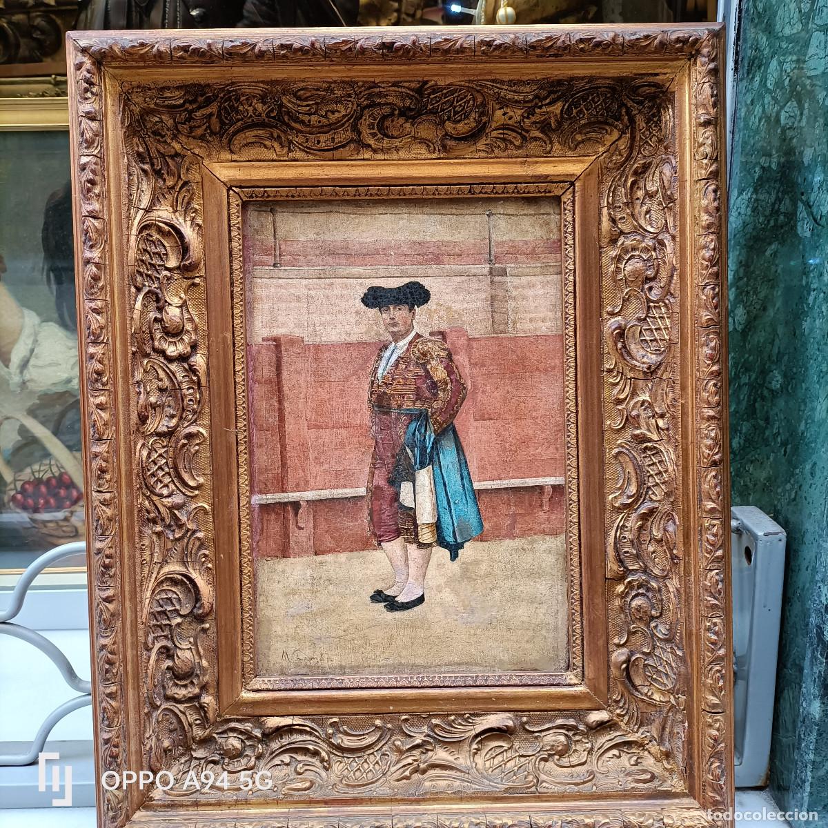 Arte: Torero siglo XIX, oleo lienzo - Foto 8