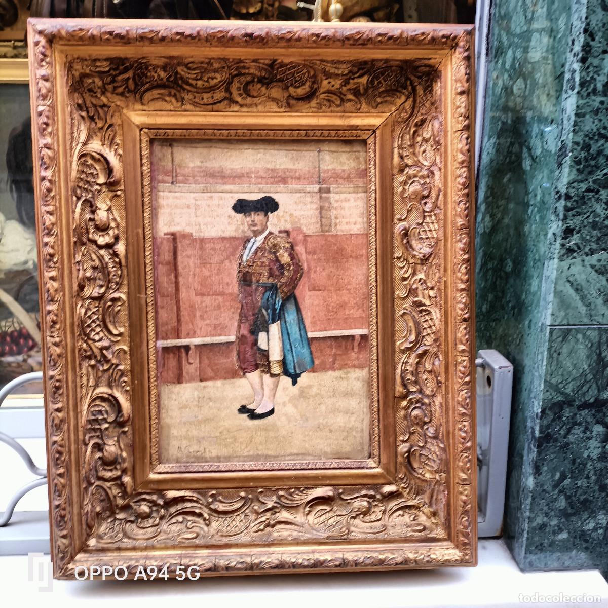 Arte: Torero siglo XIX, oleo lienzo - Foto 9