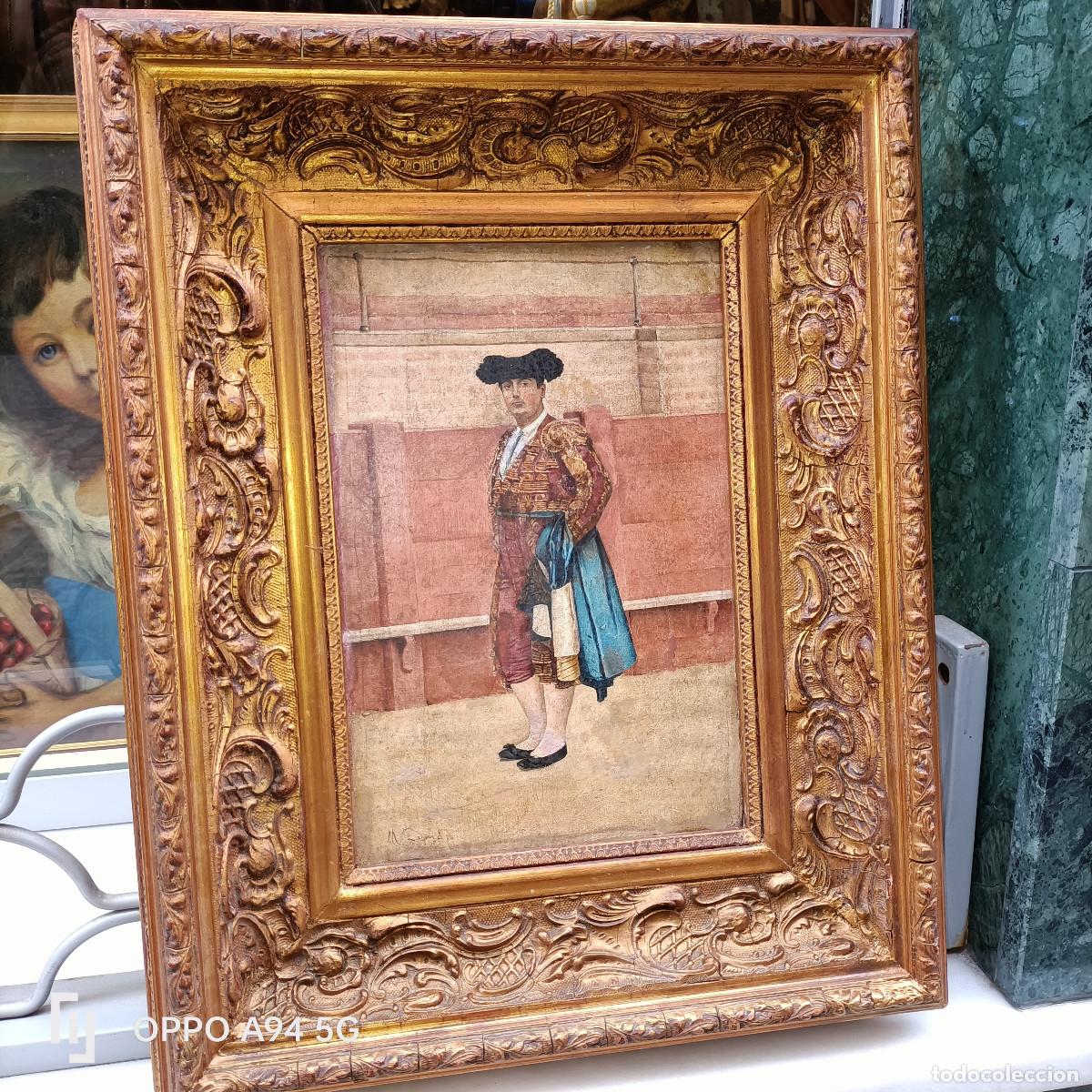 Arte: Torero siglo XIX, oleo lienzo - Foto 10