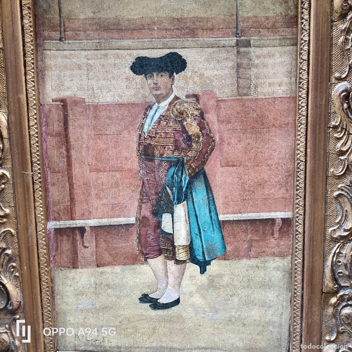Arte: Torero siglo XIX, oleo lienzo - Foto 11
