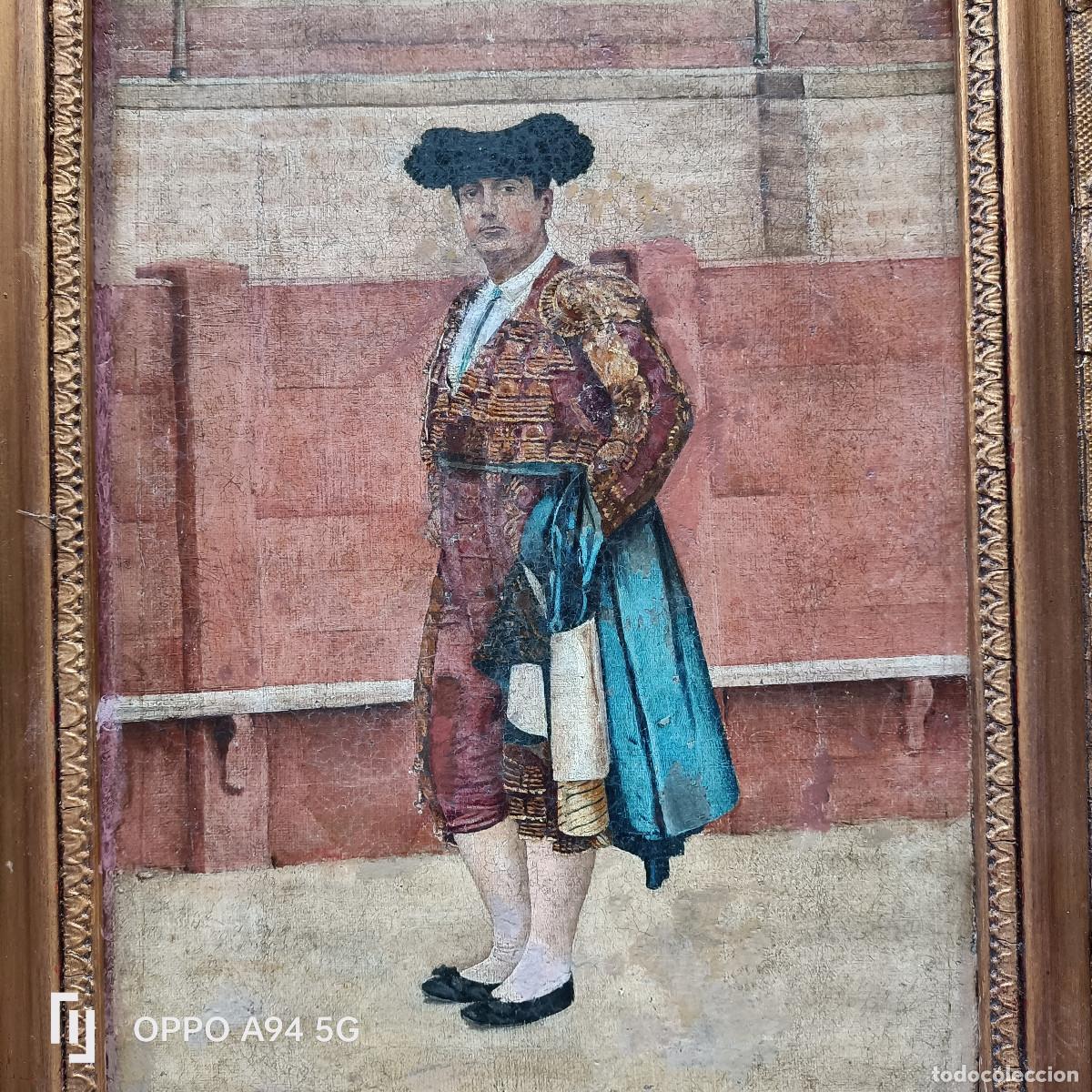Arte: Torero siglo XIX, oleo lienzo - Foto 12