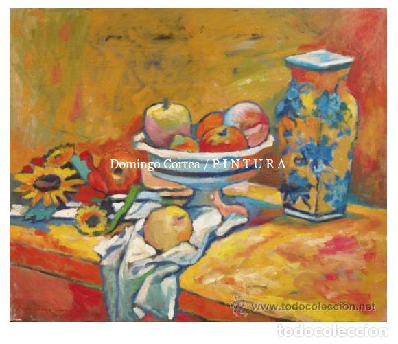 Arte: DOMINGO CORREA. 'EL JARR&Oacute;N AMARILLO' CONTEMPOR&Aacute;NEO EXPRESIONISMO DEL COLOR 73 X 60 CM