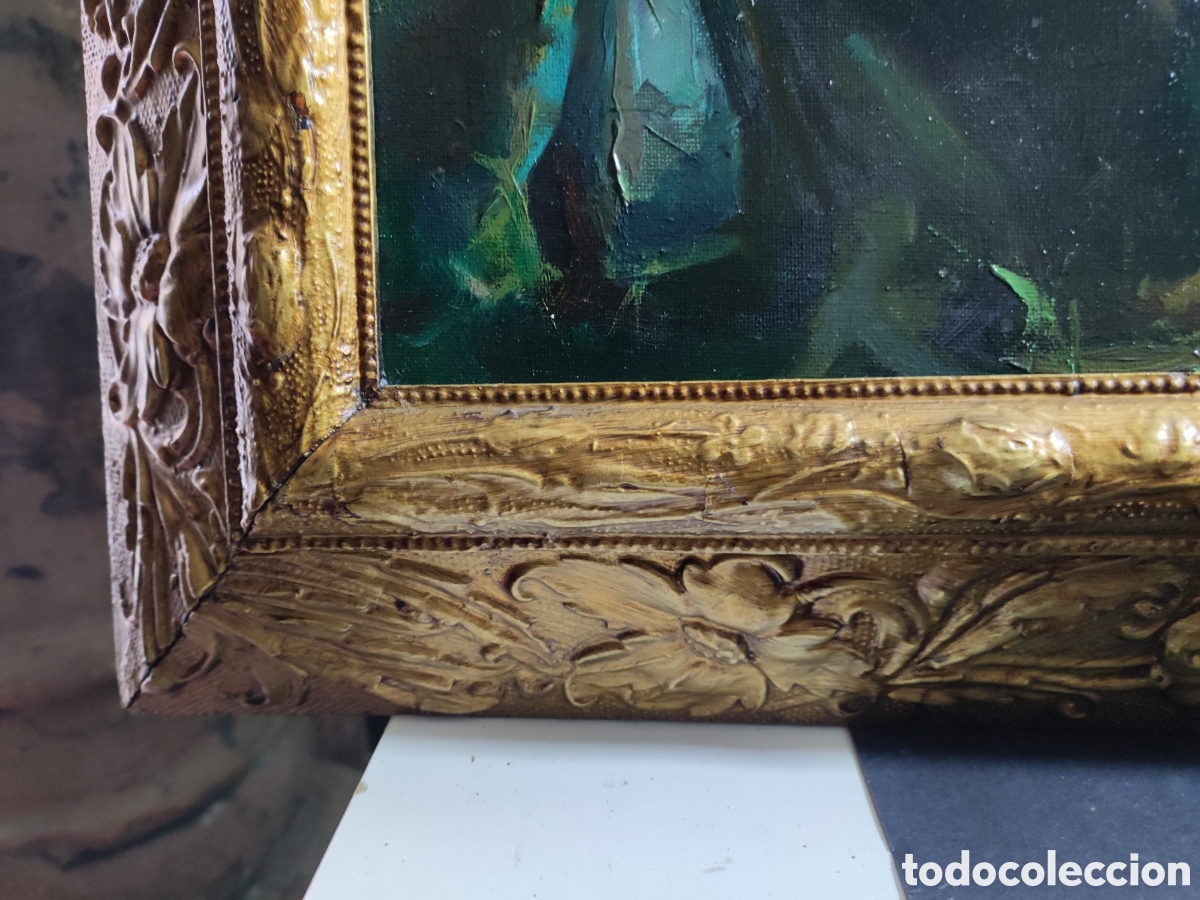 Arte: Cepas de la vid &oacute;leo sobre lienzo - Foto 6