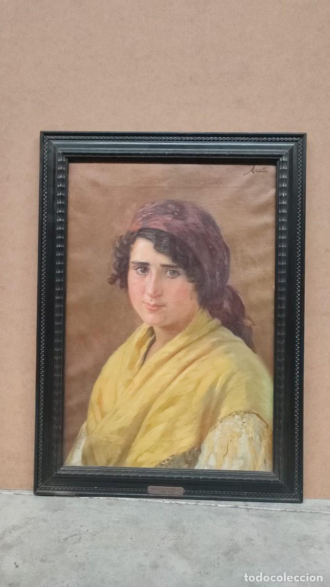 Arte: Retrato mujer SIGLO XIX - Foto 1