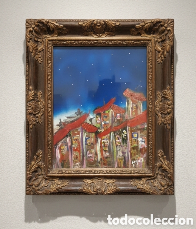 Arte: &Oacute;leo sobre lienzo Enrique V - Foto 1