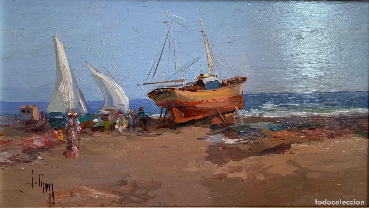 Arte: JOS&Eacute; LUIS CHECA - PLAYA DE LA MALVARROSA (VALENCIA) - Foto 1