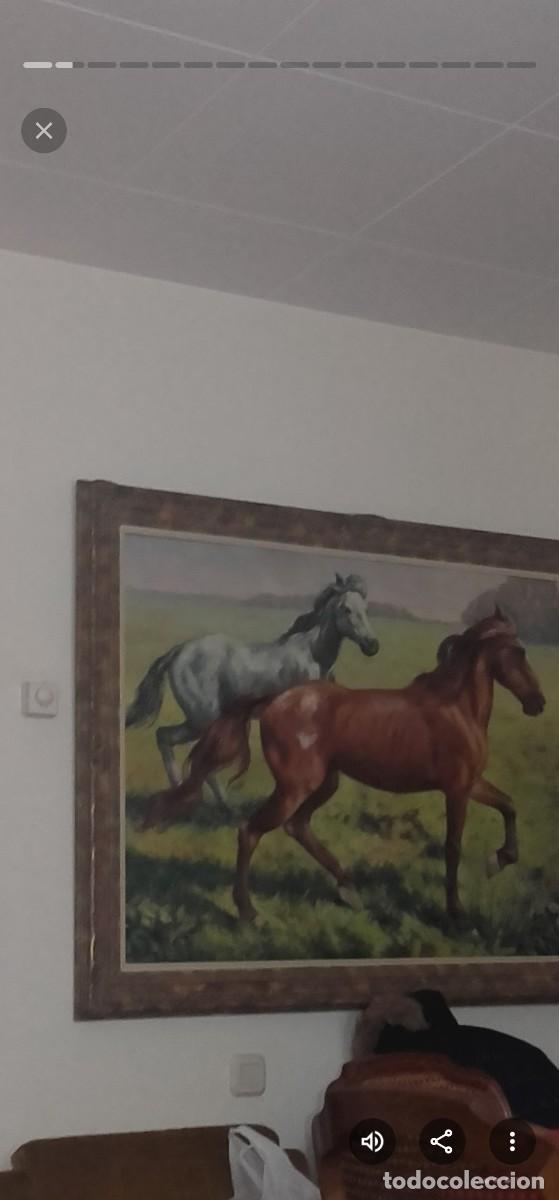 Arte: Prado con caballos al galope - Foto 3