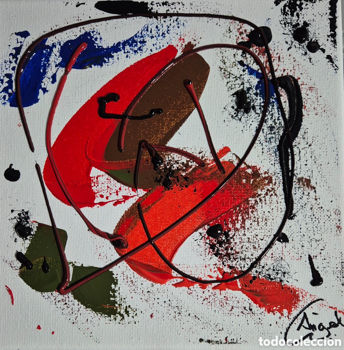 Arte: Pintura Abstracta De Montes - Foto 1