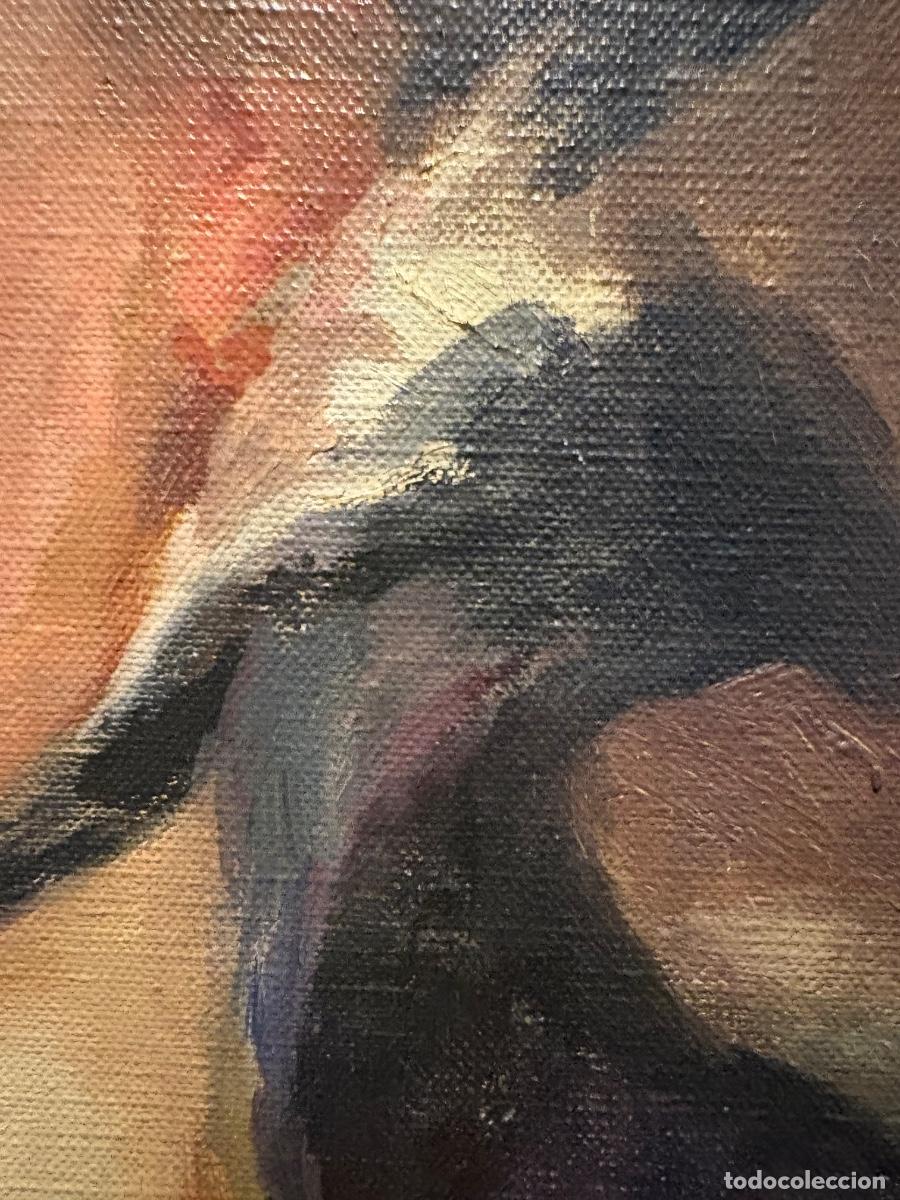 Arte: Retrato de mujer con sombrero. - Foto 6