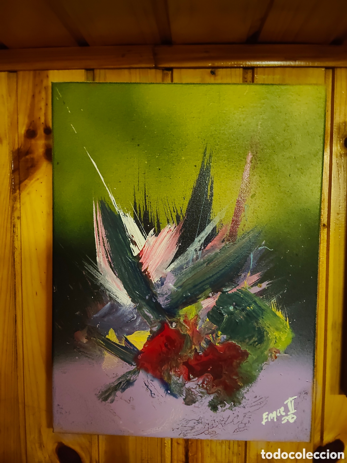 Arte: &Oacute;leo sobre lienzo Enrique V - Foto 2