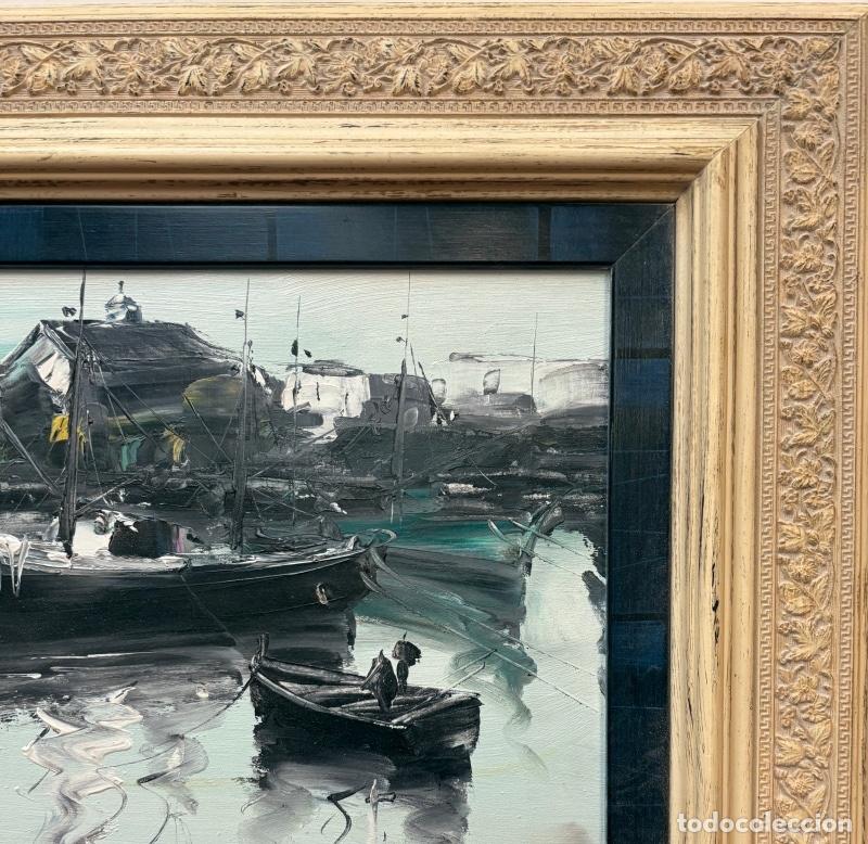 Arte: &Oacute;leo Barcos en el Puerto - Foto 5