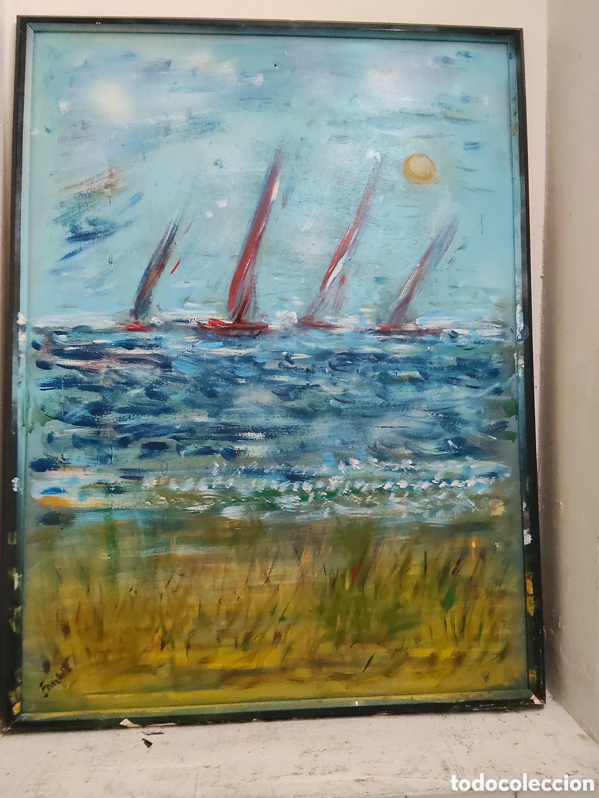 Arte: Gran &oacute;leo sobre tabla Enrique V - Foto 2
