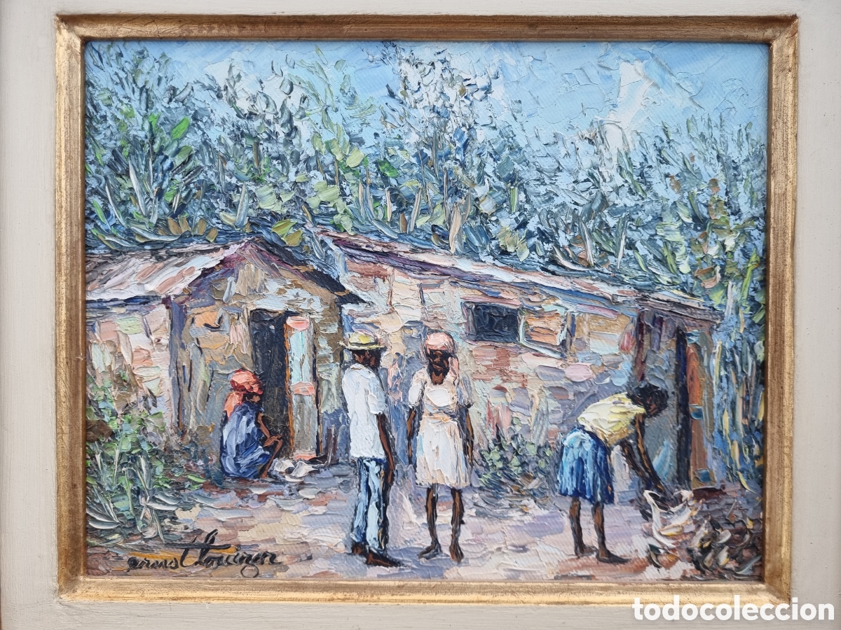 Arte: &Oacute;leo sobre lienzo de Ernst Louizor - Foto 2