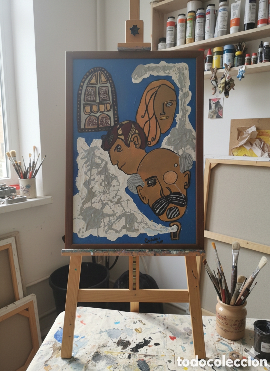 Arte: EPIFABAL t&eacute;cnica mixta sobre tabla