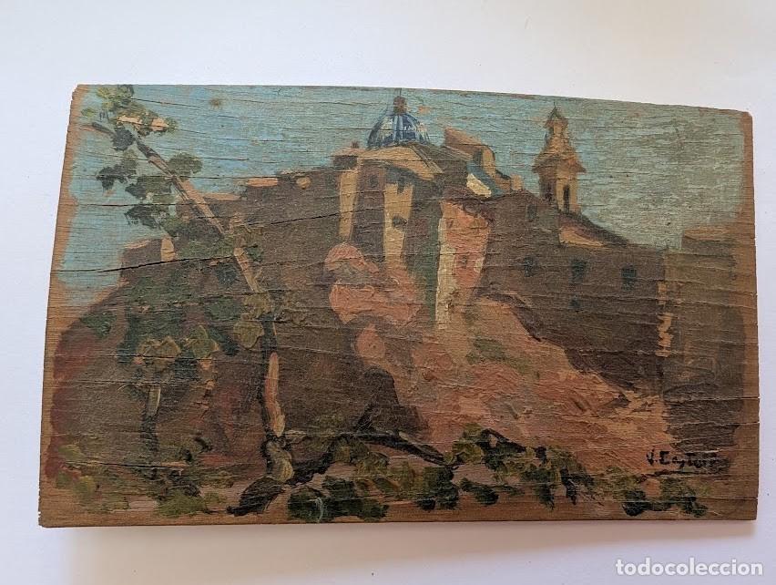 Arte: CUADRO ANTIGUO V. CASTELL - Foto 1