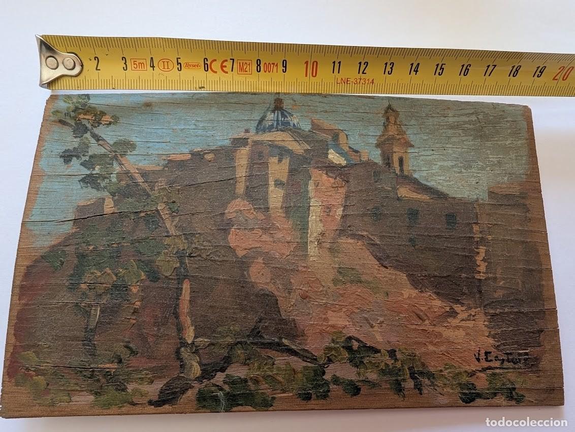 Arte: CUADRO ANTIGUO V. CASTELL - Foto 5