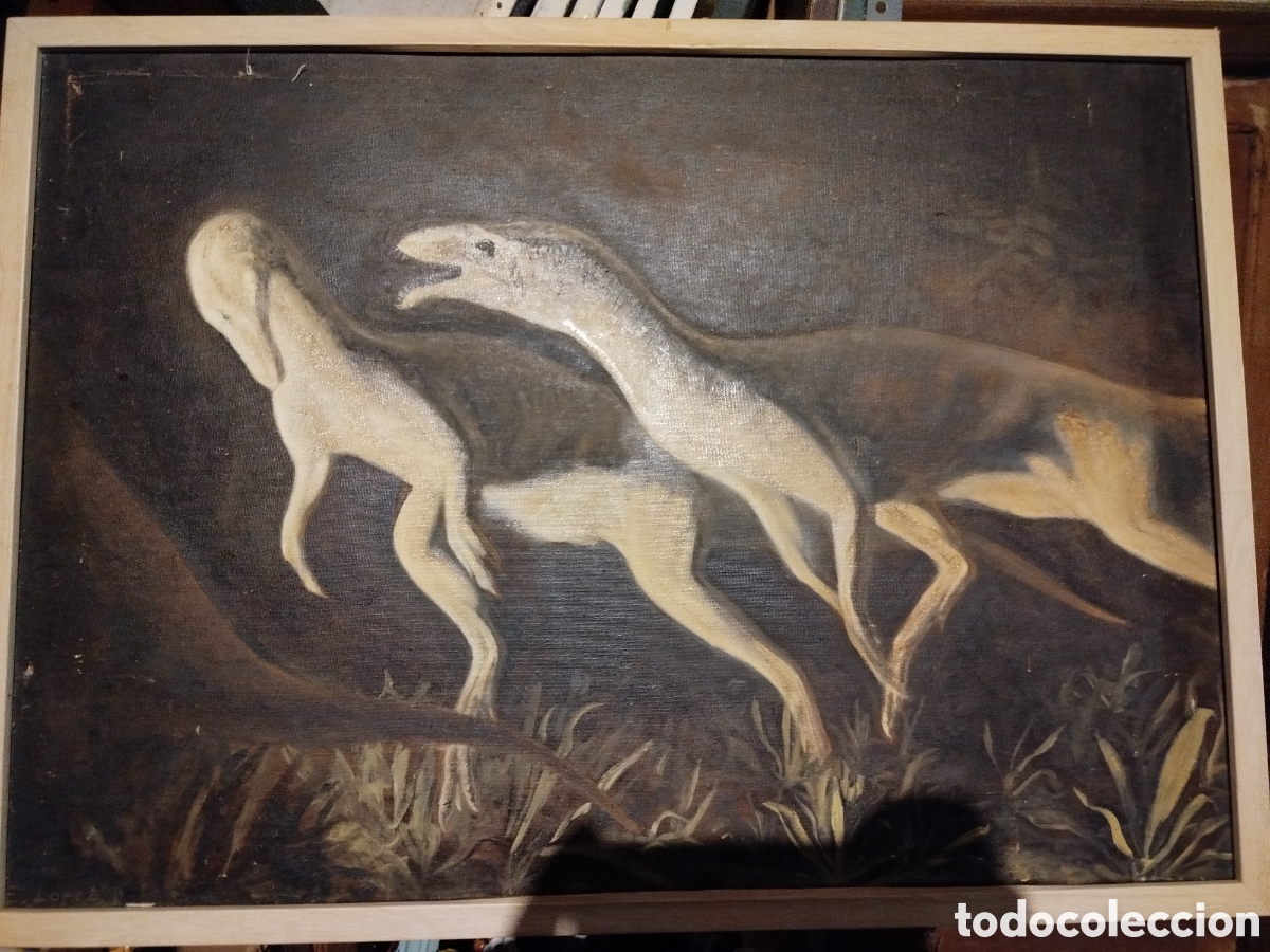 Arte: Cuadro original &oacute;leo firmado E.Lopez - Foto 4