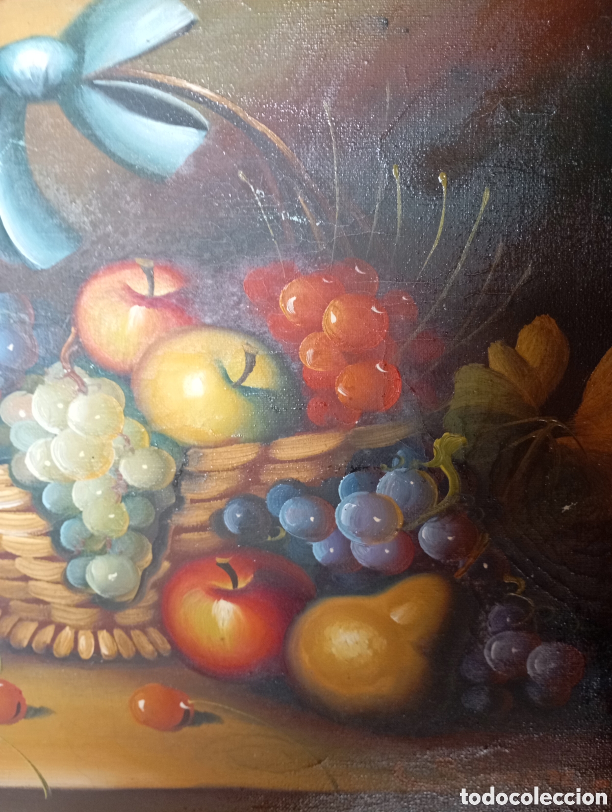 Arte: Bodegon de frutas firmado - Foto 2