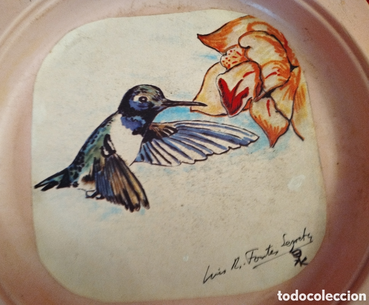 Arte: Antiguas Acuarelas P&aacute;jaros. - Foto 7