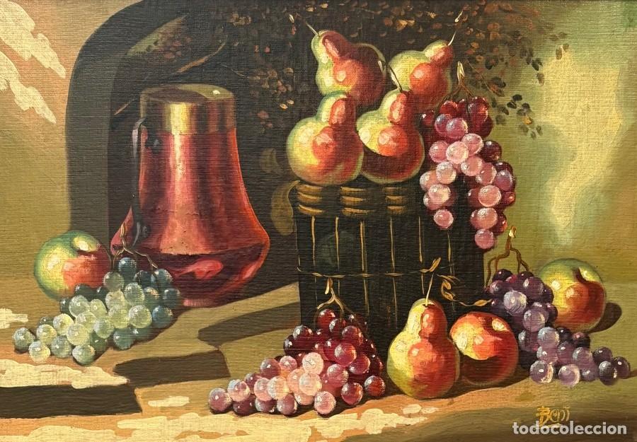 Arte: Bodeg&oacute;n con Frutas sobre lienzo - Foto 2