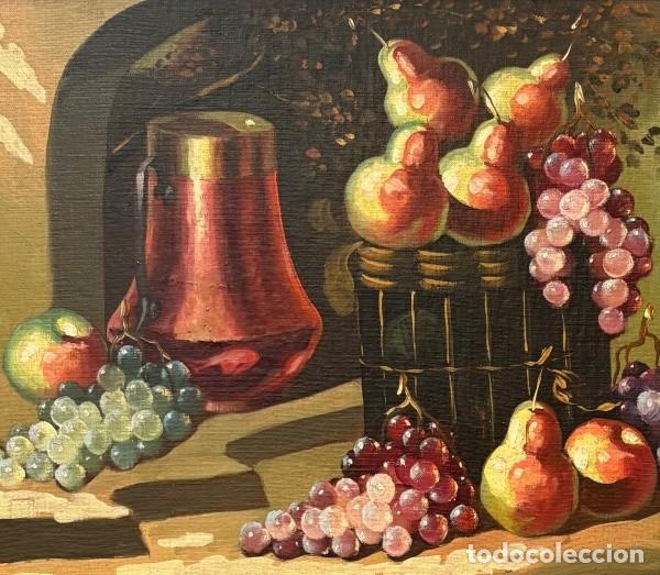 Arte: Bodeg&oacute;n con Frutas sobre lienzo - Foto 4
