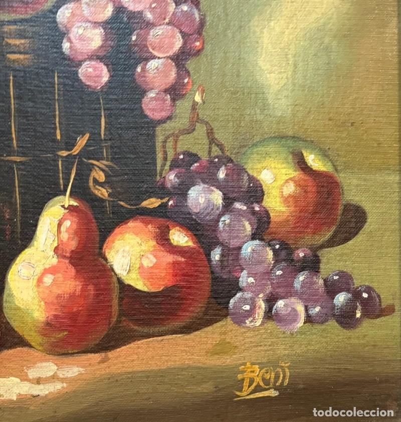 Arte: Bodeg&oacute;n con Frutas sobre lienzo - Foto 5