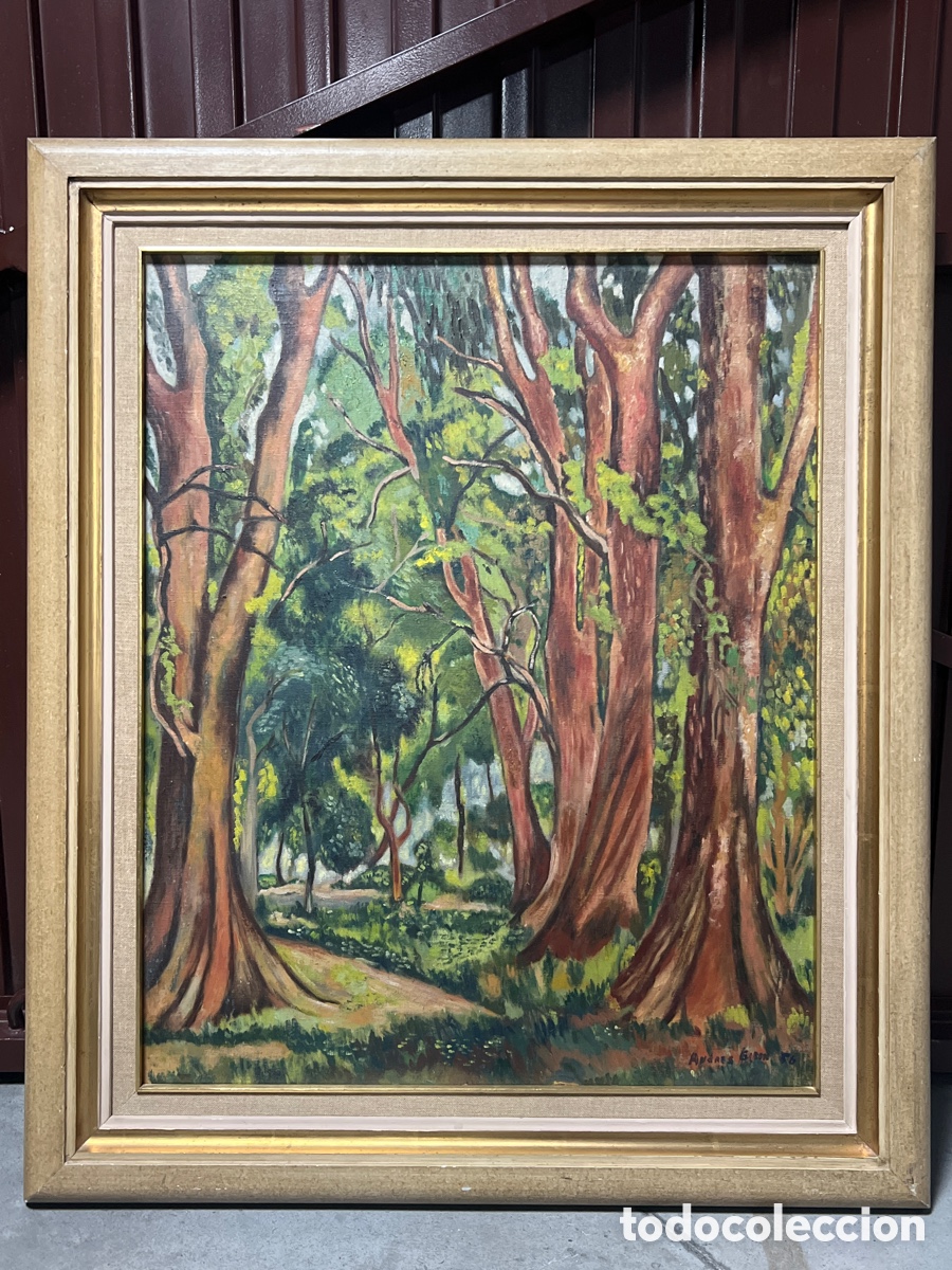 Kunst: PINTURA &Oacute;LEO SOBRE LIENZO FIRMADO