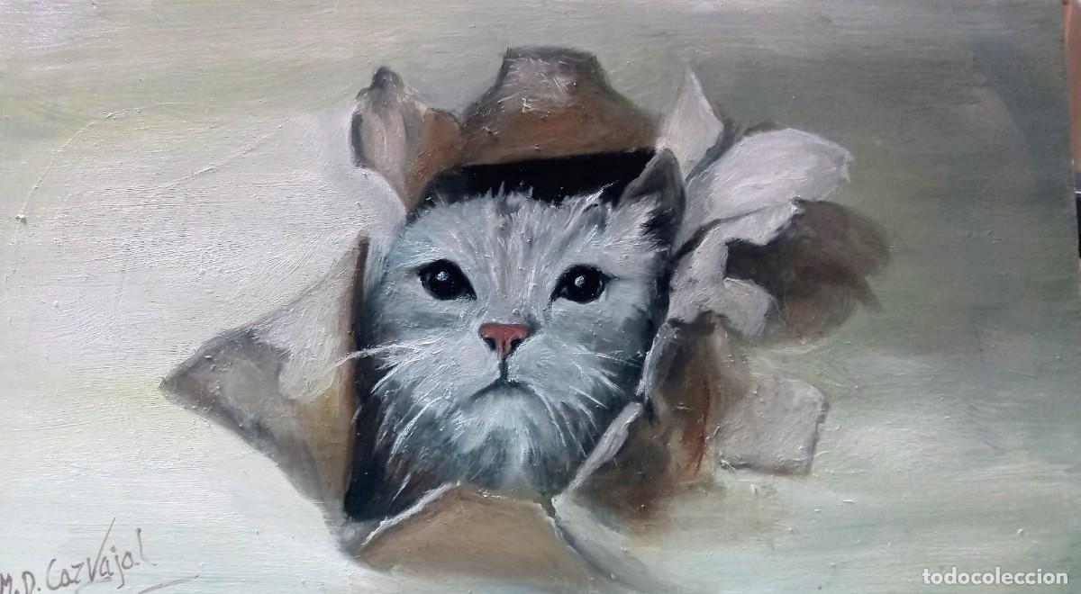 Arte: Cuadro al oleo sobre tabla 39*22 cm - Foto 2