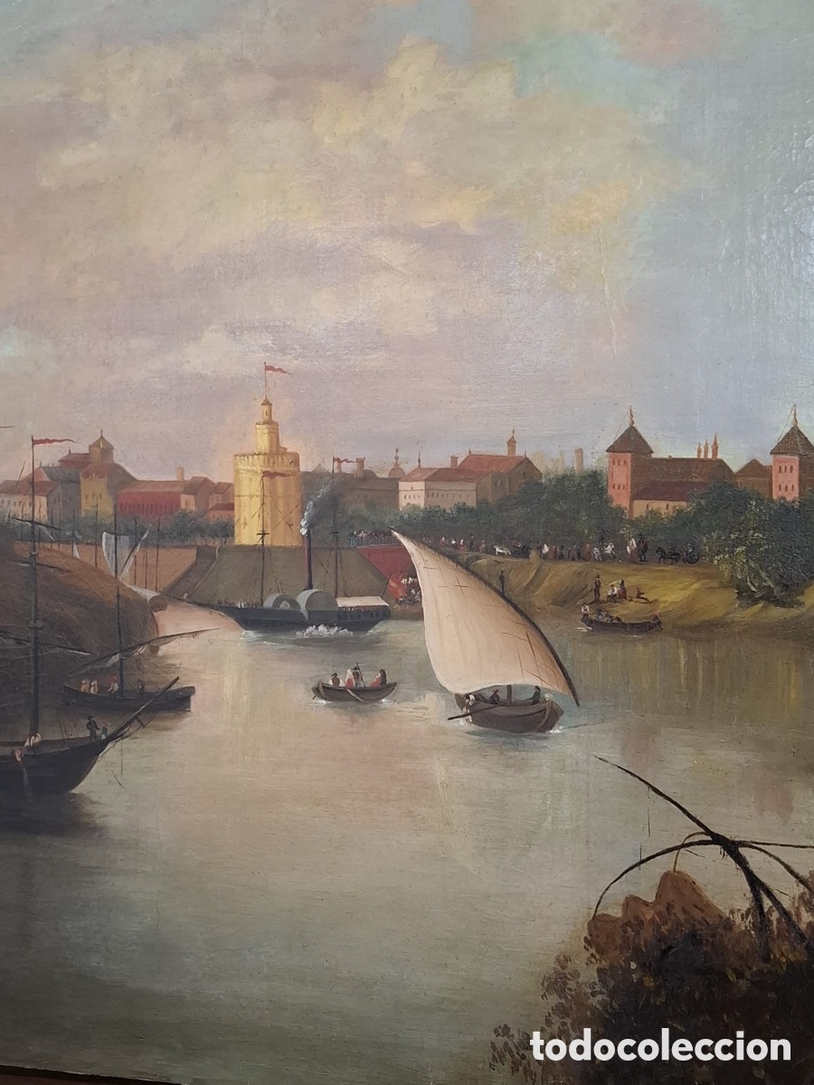 Arte: &Oacute;leo sobre lienzo Manuel Barron - Foto 2