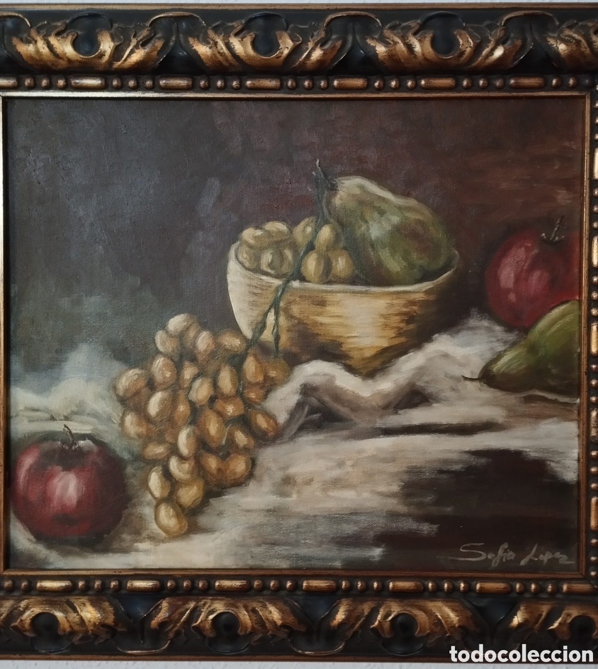 Arte: Antiguo Bodeg&oacute;n al oleo. - Foto 10