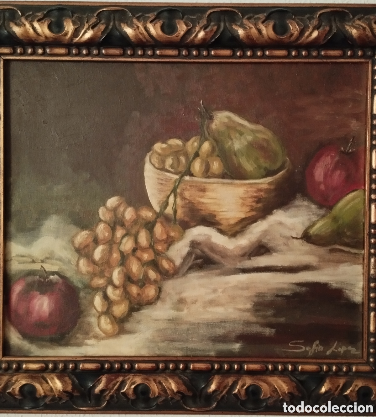Arte: Antiguo Bodeg&oacute;n al oleo. - Foto 11