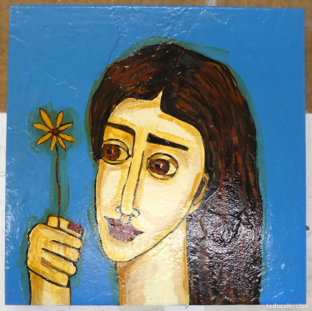 Arte: Bonito oleo de Olga Aparicio 1967-2016