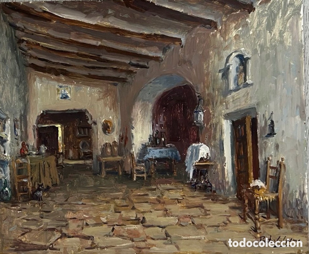Arte: Pastor Calpena escena interior - Foto 1