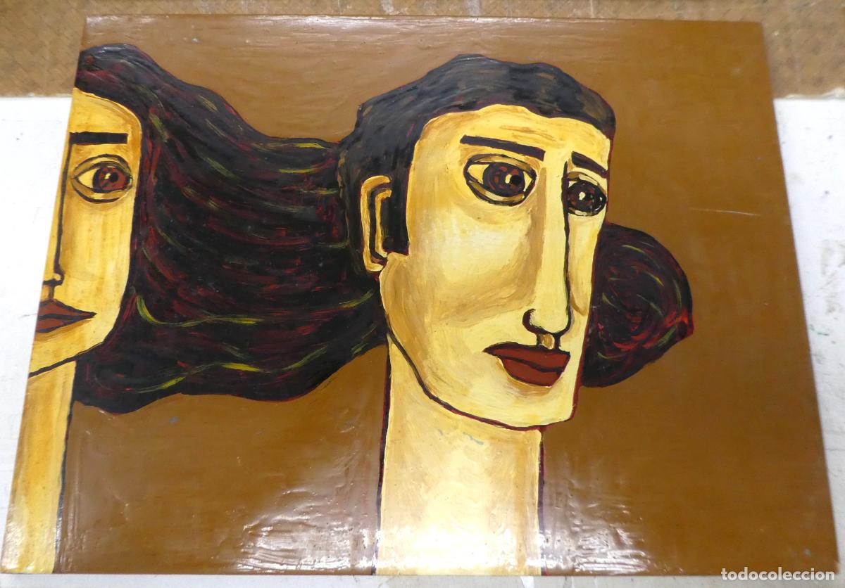 Arte: Bonito oleo de Olga Aparicio 1967-2016