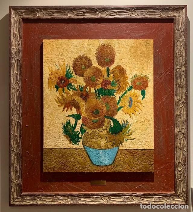 Arte: CUADRO OLEO &rdquo;LOS GIRASOLES&rdquo; VAN GOGH - Foto 1