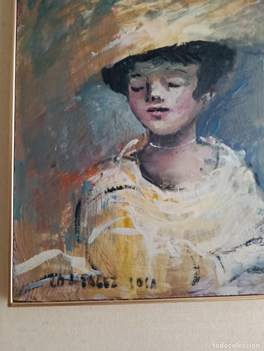 Arte: Cuadro al oleo. Mario Gonz&aacute;lez Sosa. Mu&ntilde;eca - Foto 2