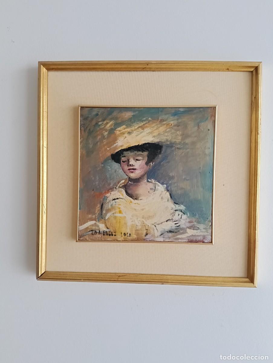 Arte: Cuadro al oleo. Mario Gonz&aacute;lez Sosa. Mu&ntilde;eca - Foto 4